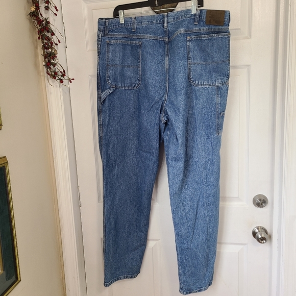 (873) Gander Mountain Men's Classic Relaxed Fit Straight leg Jeans, Size:44/32 - Picture 16 of 17